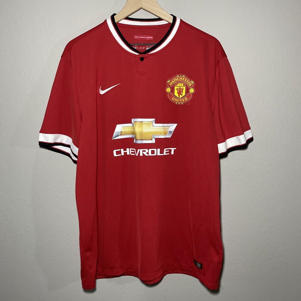 Manchester United 2014-2015 Home Football Shirt jersey Nike size XL